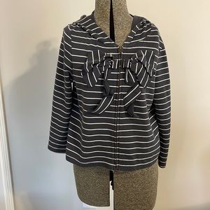 Anthropologie striped jacket - hoodie